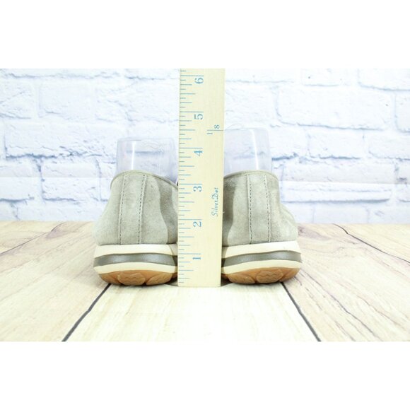 LL Bean Women's Back Cove Stretch Slip Ons Nubuck Loden Size 10 M - Picture 8 of 9